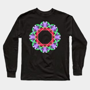 Multicolor mandala Long Sleeve T-Shirt